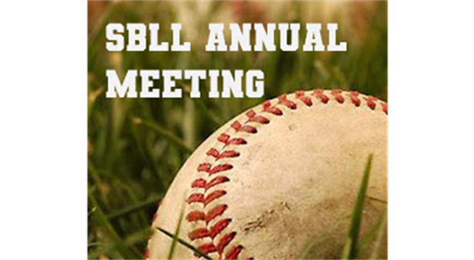 SBLL Annual Meeting October 15, 2025 7:30pm
