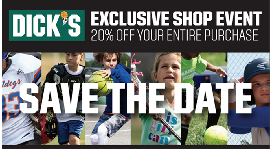 Dick's Shopping Weekend Sep 5-7
