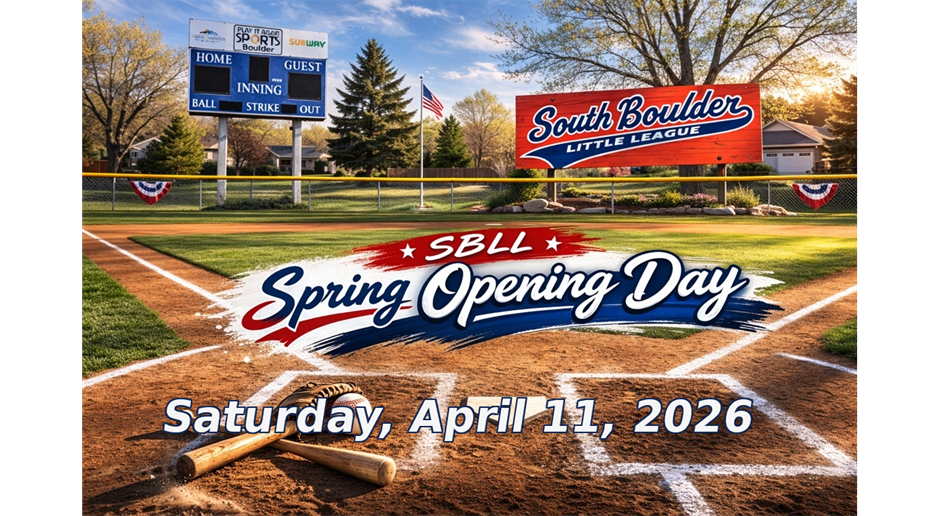 SBLL Spring Opening Day - April 11!
