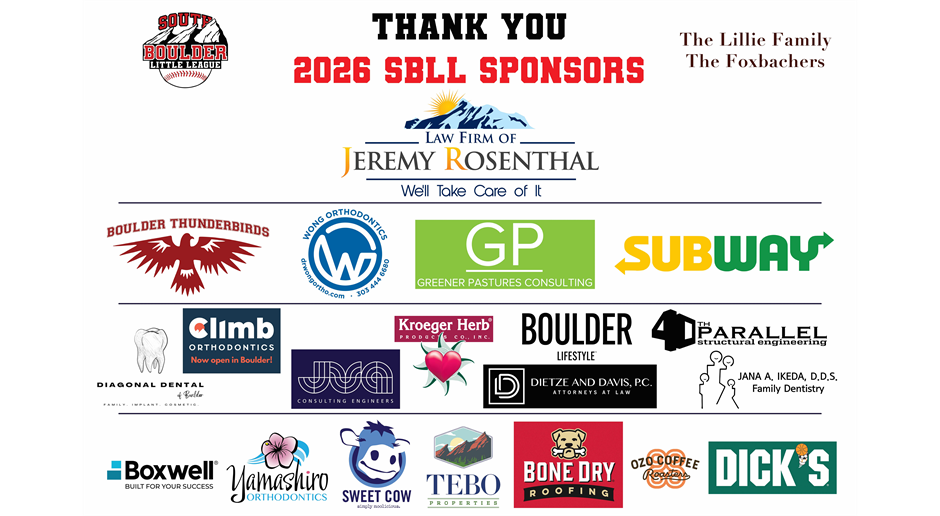 Thank you to our Sponsors!